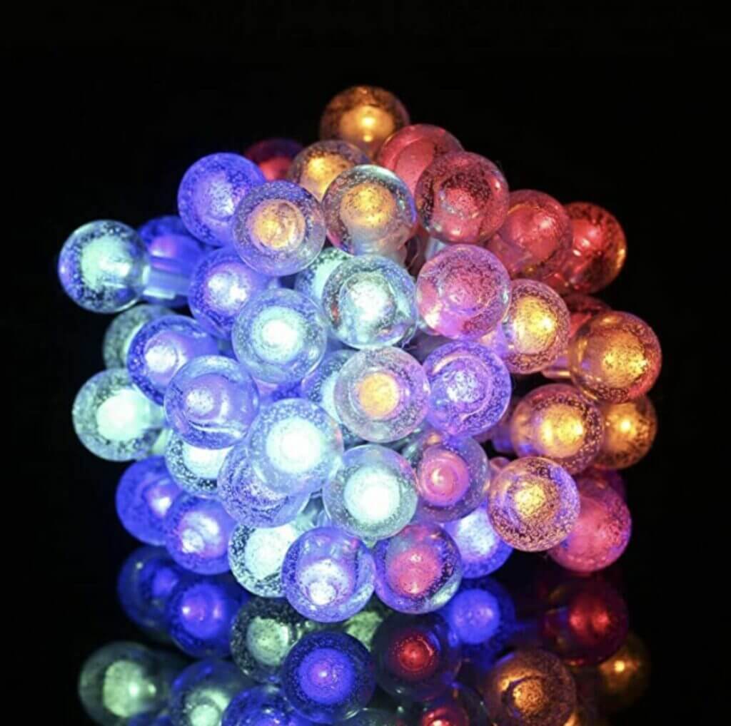 Lixada 50er LEDs Kugel Lichterkette – 50% Rabatt