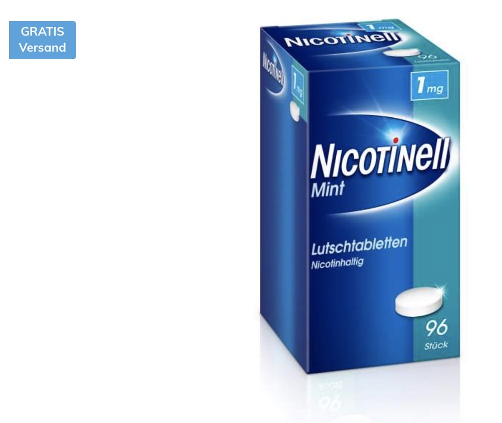 Nicotinell Lutschtabletten 1 mg Mint 96 Stück – 30% Rabatt