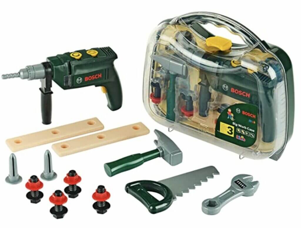 Theo Klein Bosch Werkzeugkoffer, groß I 16-teiliges Werkzeug-Set – 53% Rabatt