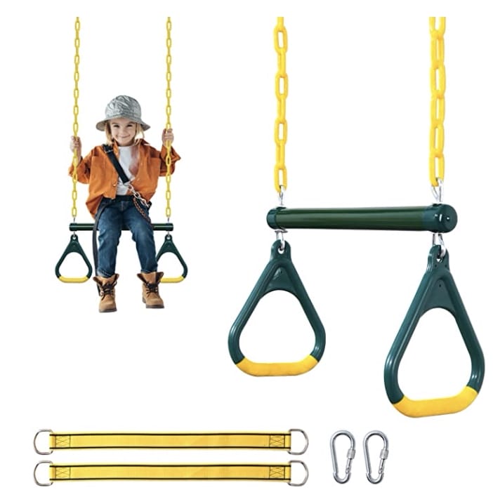 Vanku Trapez Schaukel mit Turnringen – 50% Rabatt