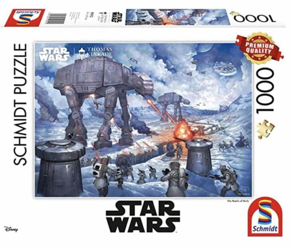 Puzzle mal wieder: Lucas Film, Star Wars, The Battle of Hoth, 1.000 Teile Puzzle – 39% Rabatt