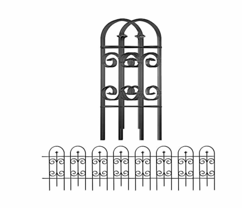 Für deinen Garten: Dekorativer Beetzaun – 32% Rabatt