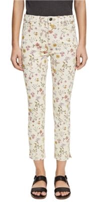 ESPRIT Stretch Hose mit Blumen Print