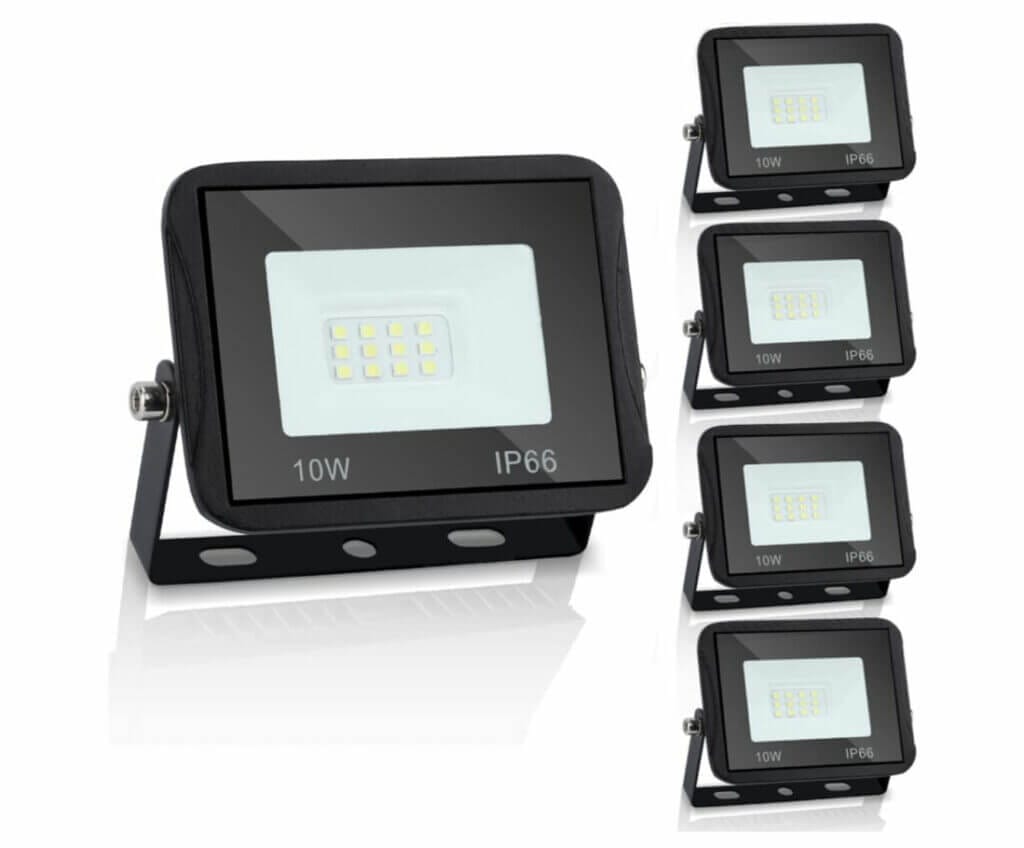 Ikodm LED Flutlichtstrahler (5er-Set) – 30% Rabatt