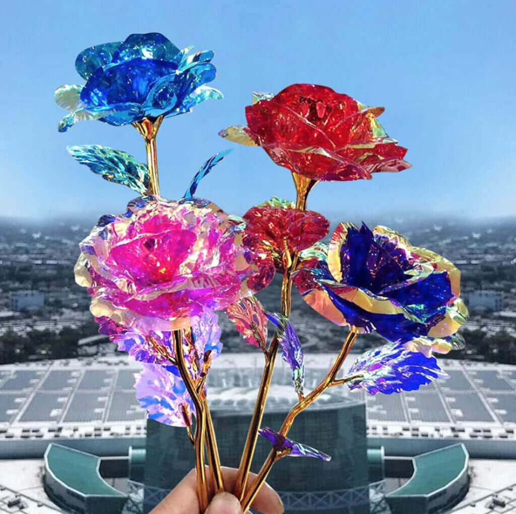 In 4 Farben: DSQSasahip Künstliche Rose – 70% Rabatt