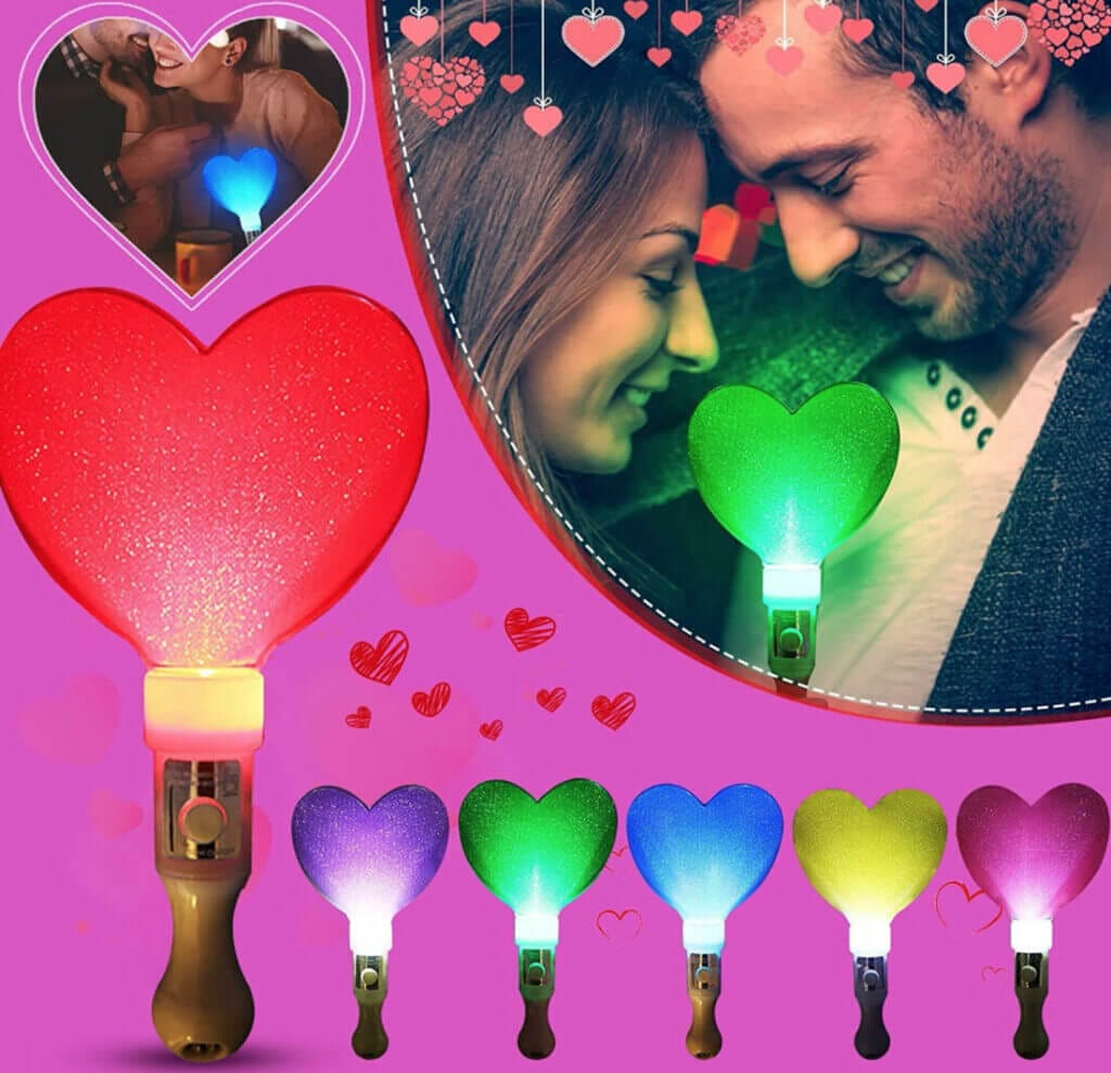 Ein leuchtender Hingucker: LED Stick in Herzform – 60% Rabatt