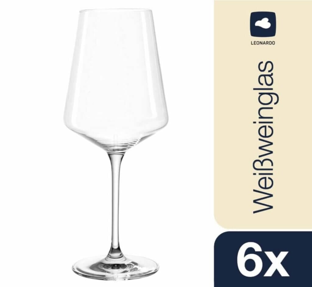 Leonardo Puccini Weißwein-Gläser im 6er Set – 51% Rabatt