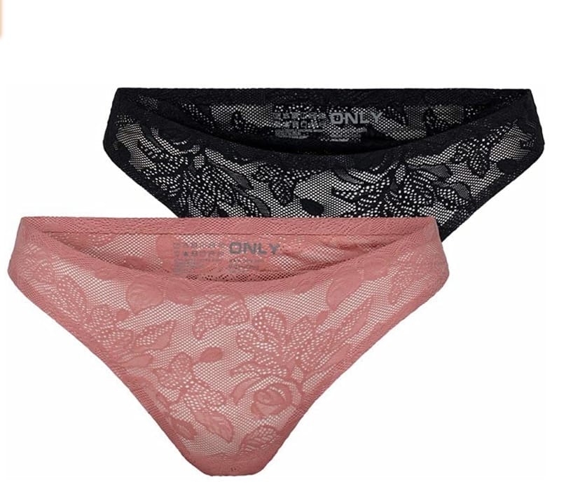 ONLY Damen Spitzenstring im 2er-Pack – 76% Rabatt