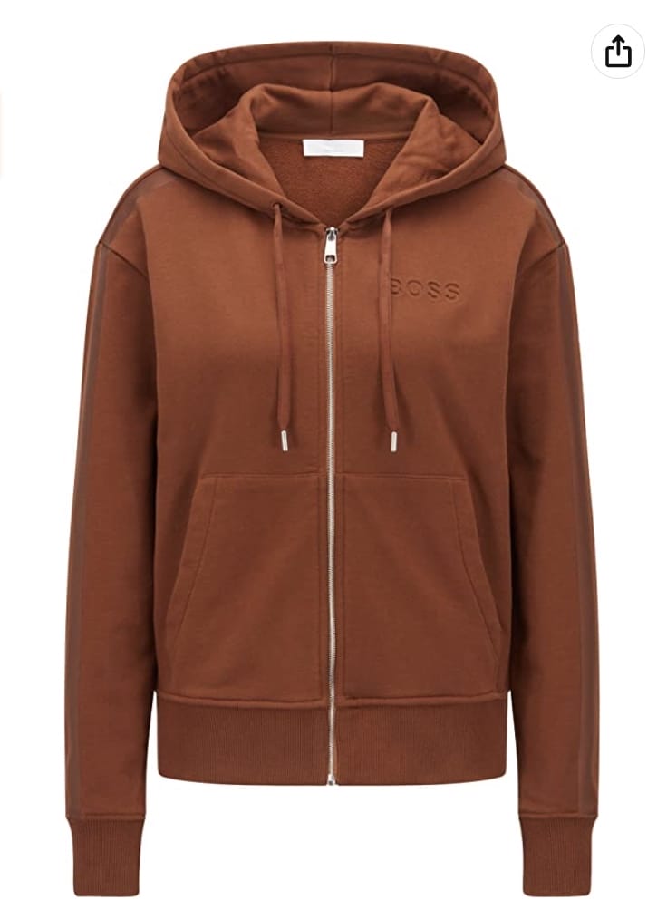 BOSS Damen Ensy Kapuzen-Jacke – 51% Rabatt