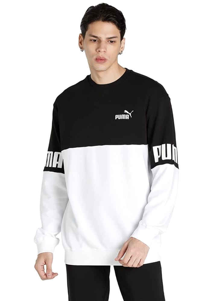 PUMA Power Colorblock Crew Sweater – 68% Rabatt