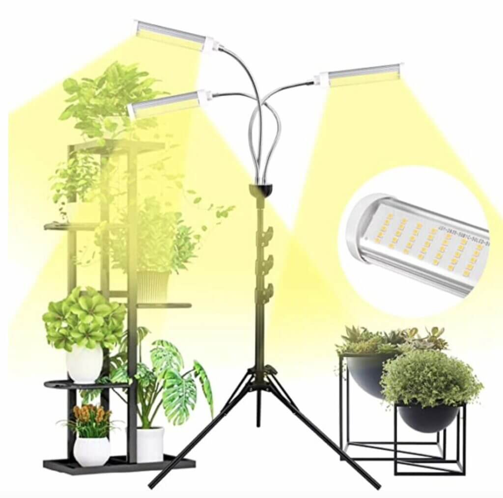 Damit gedeihen deine Pflanzen auch in dunklen Ecken: Pflanzenlampe LED – 74% Rabatt