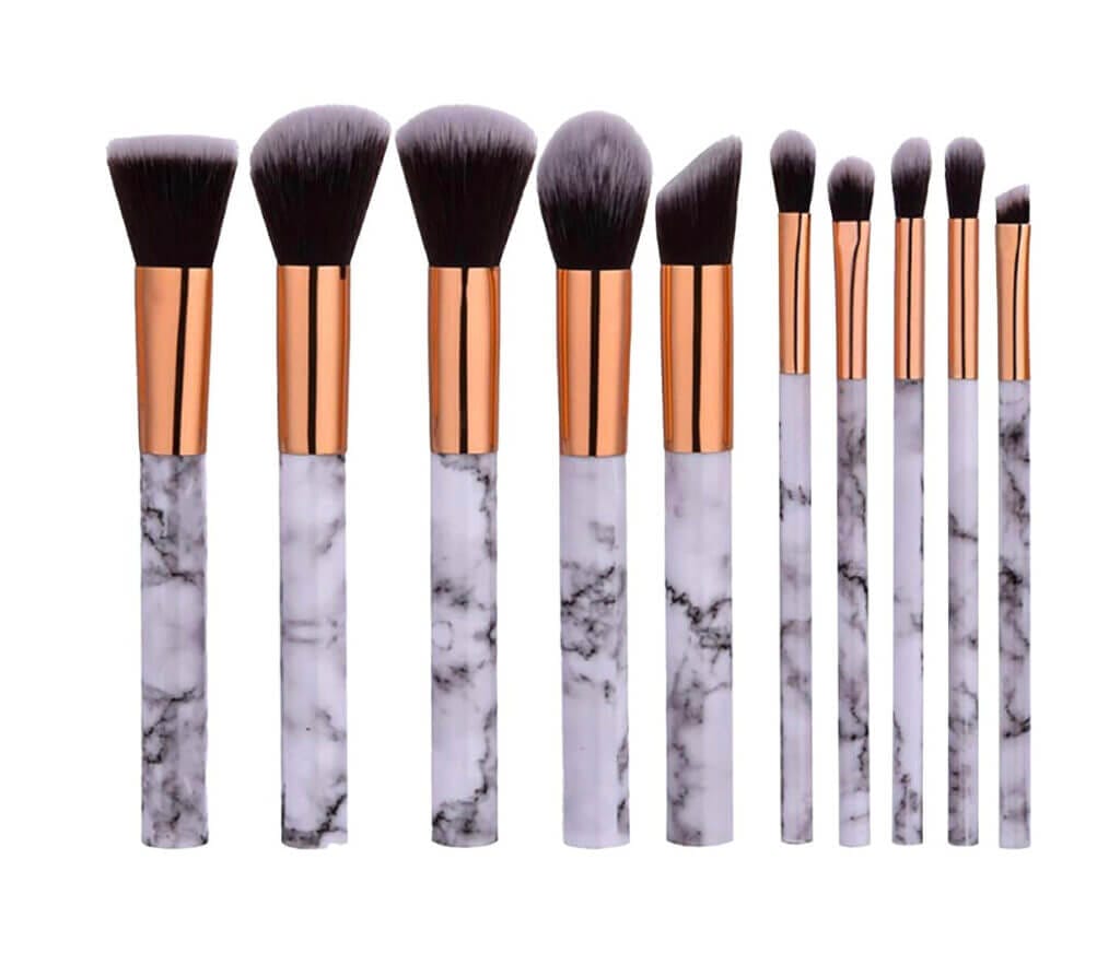 10-teiliges Make-Up Pinselset – 60% Rabatt