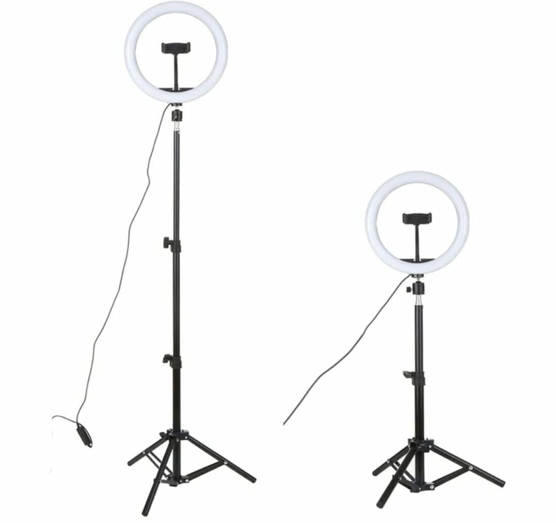 Ringlicht mit Stativ – 50% Rabatt