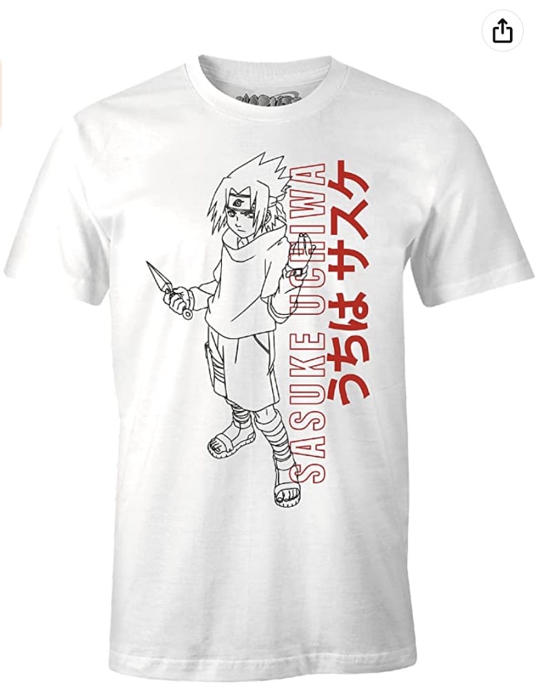 Naruto Herren T-Shirt SASUKE – nur 4,28 €
