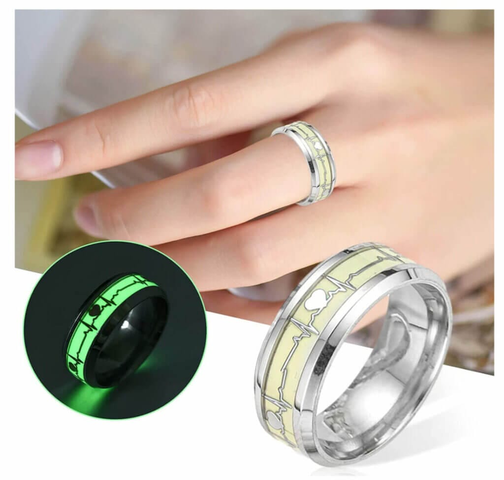 Jetzt verschenken: Leuchtender Ring mit Herzschlag-Design – 80% Rabatt