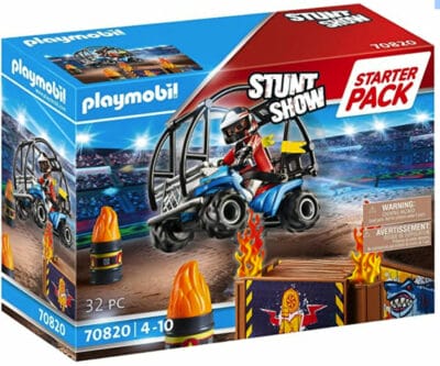 Stuntshow Quad mit Feuerrampe