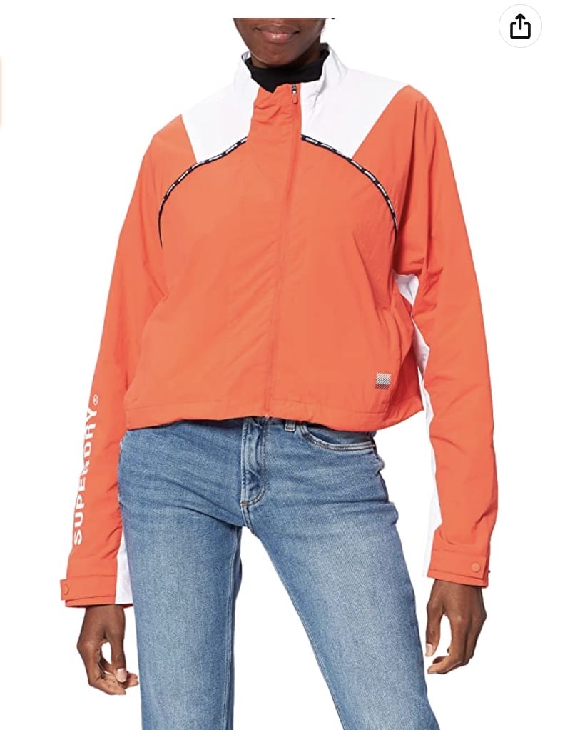 Superdry Damen Run Cropped Windbreaker – 79% Rabatt