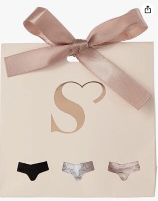 Sylvie Flirty Lingerie Damen Abby String: Bequemer 3er Pack in Schwarz, Weiß und Rosa.

