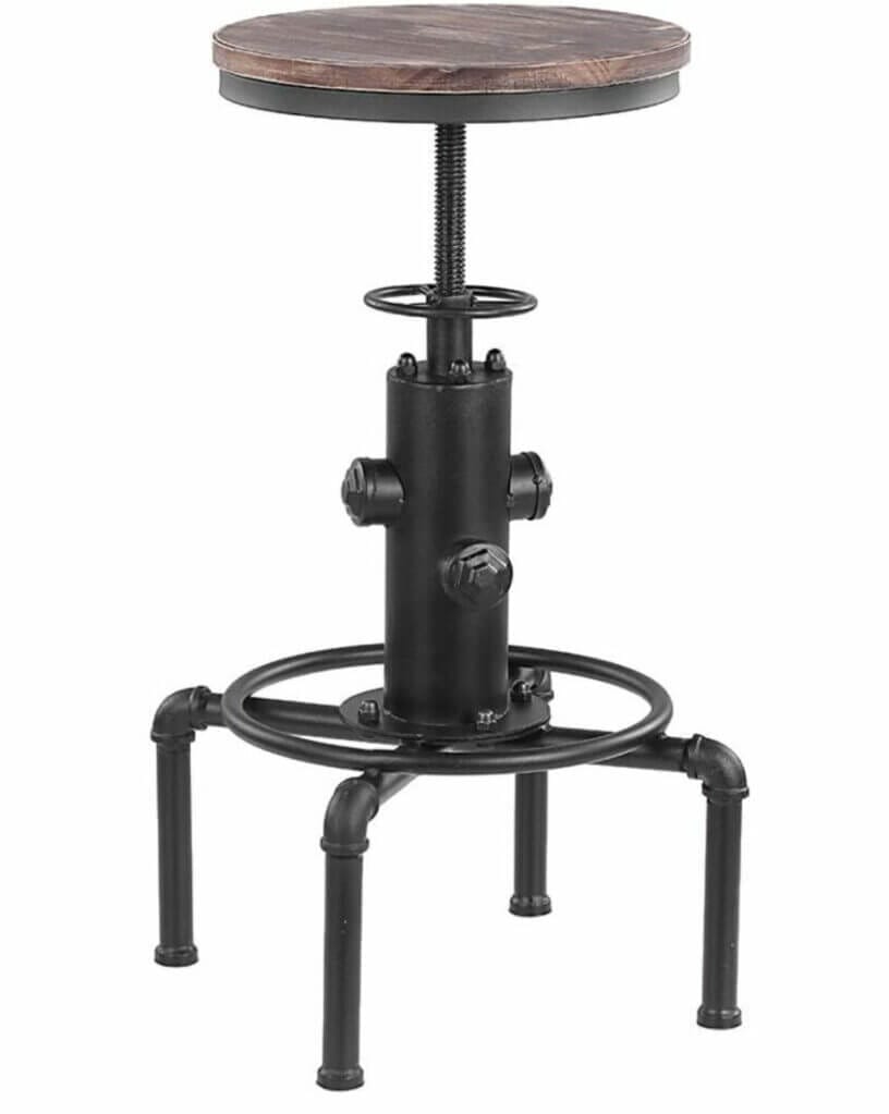 IKAYAA Retro Barhocker im Industrial Look – 22% Rabatt