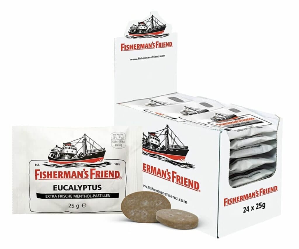 Fisherman’s Friend Eucalyptus | 24 x 25g Beutel | Eukalyptus und Menthol Geschmack – 36% Rabatt + 5% Spar-Abo