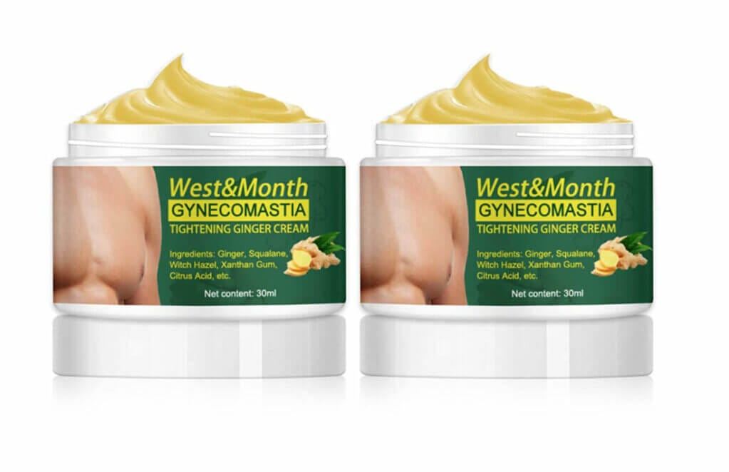 Gegen Gynäkomastie und Cellulite: Straffungscreme mit Bio-Ingwer (2 Stück) – 33% Rabatt