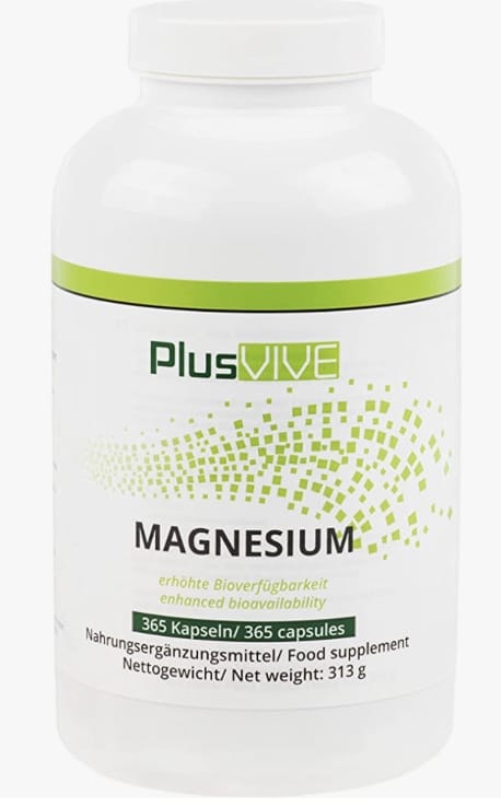 PlusVive – Magnesium Kapseln – hochdosiert: 700 mg – 35% Rabatt + 5% Spar-Abo