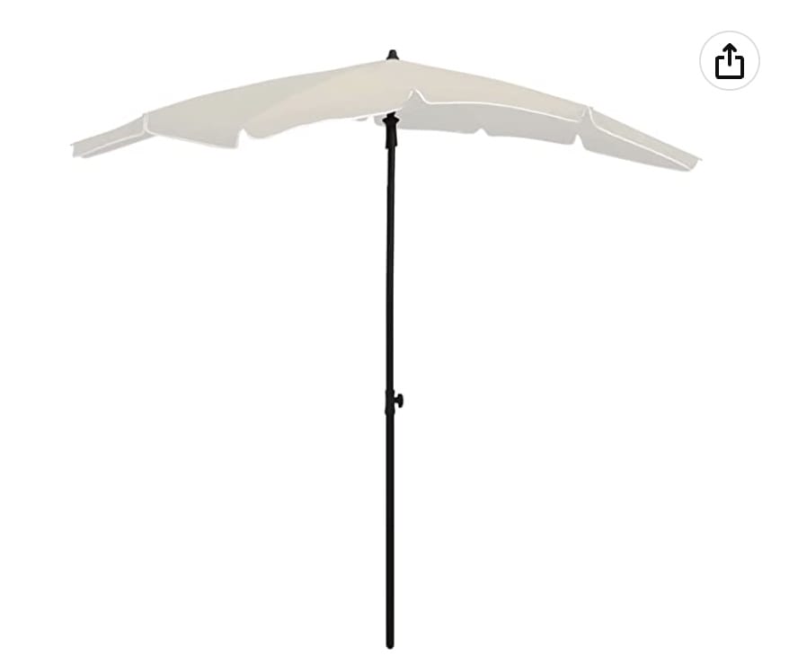 Damit du immer im Schatten sitzen kannst: Sonnenschirm mit Aluminium-Mast  – 30% Rabatt