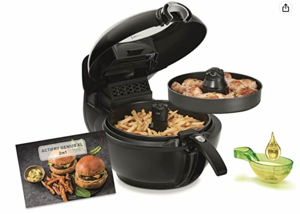 Tefal YV9708 ActiFry Genius XL 2 in 1 Heißluftfritteuse – 41% Rabatt