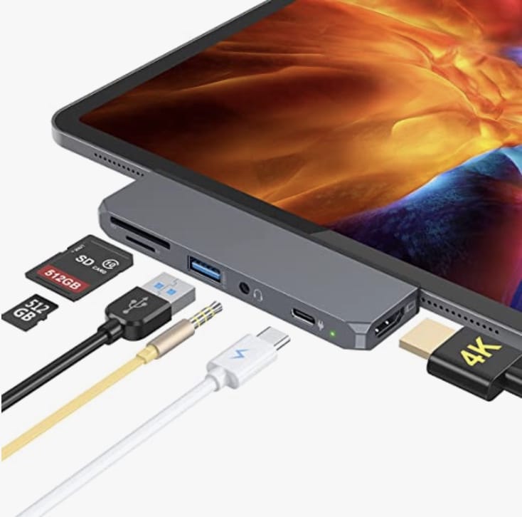 6-in-1 Aluminium Multiport USB C Hub – 50% Rabatt