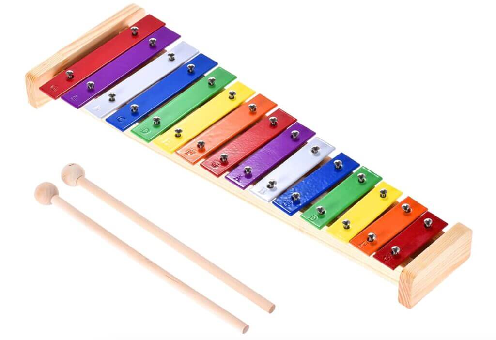 Btuty Glockenspiel Xylophon aus Holz & Aluminium – 33% Rabatt