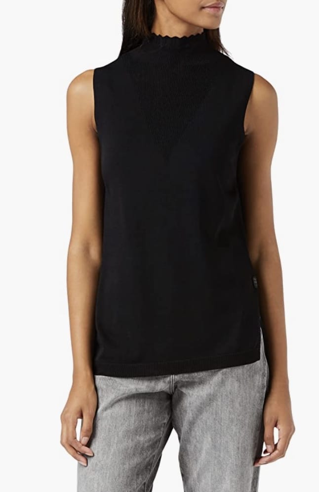 G-STAR RAW Damen Fitted Mock Pullover – 47% Rabatt