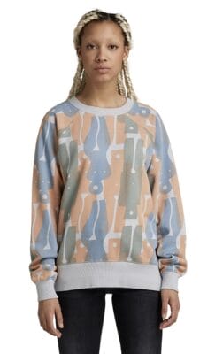 G-STAR RAW Damen Raglan All Over Loose Sweatshirt - 65% Rabatt 3 G STAR RAW Damen Raglan All Over Loose Sweatshirt