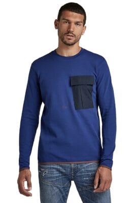 G STAR RAW Herren Tweeter Slanted Pocket Sweatshirt