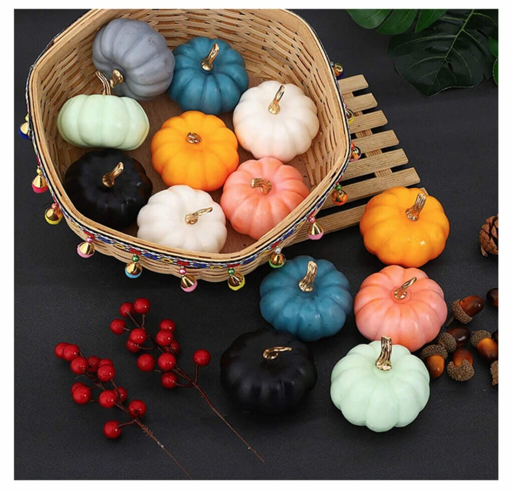 Für die Herbst-Deko: Snakell Künstlicher Kürbis in vielen Farben – 70% Rabatt