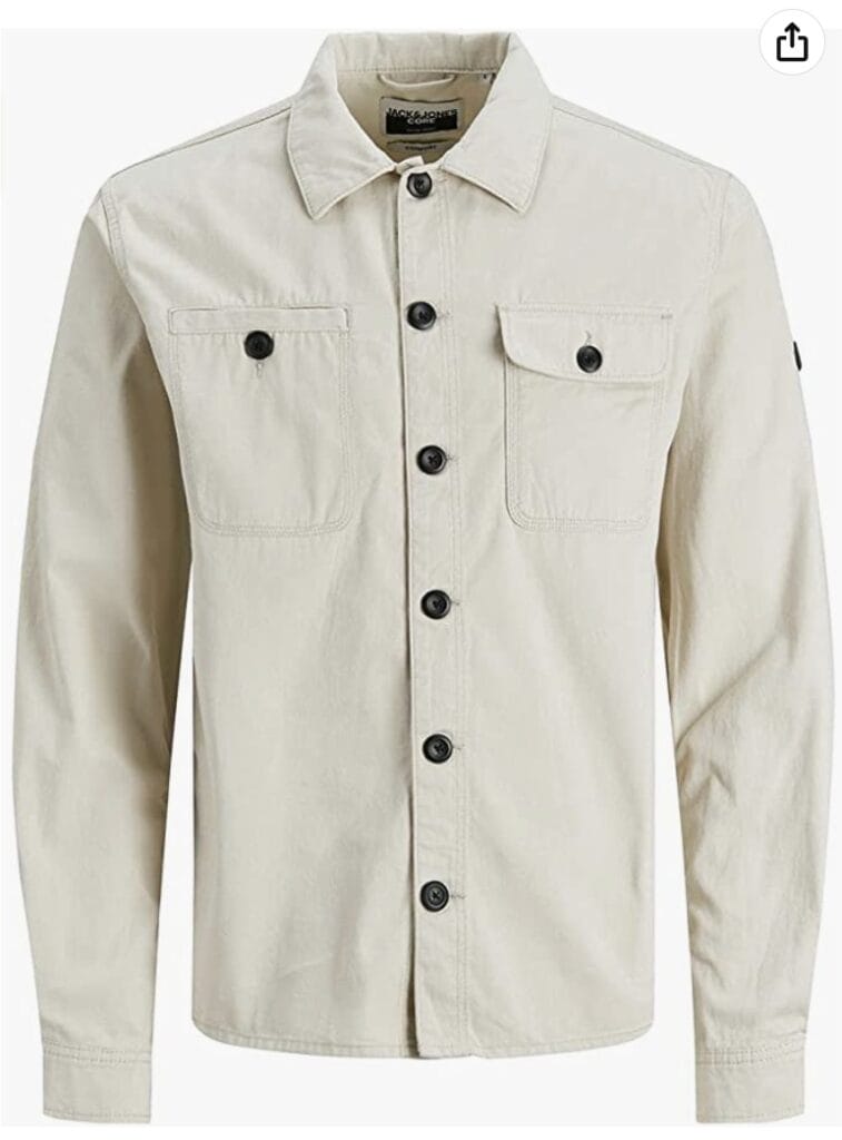 JACK & JONES Herren Overshirt Moonbeam – 63% Rabatt