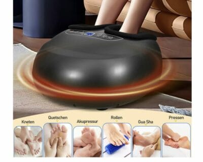 Erlebe jetzt die wohltuende Wirkung des Fiqops Fußmassagegeräts und bringe Deine Füße wieder in Bestform. 