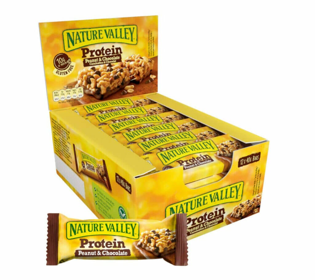 Nature Valley Proteinriegel Erdnuss & Schokolade (12er Pack) – 46% Rabatt + 10% Spar-Abo + 10% Rabatt auf die erste Bestellung