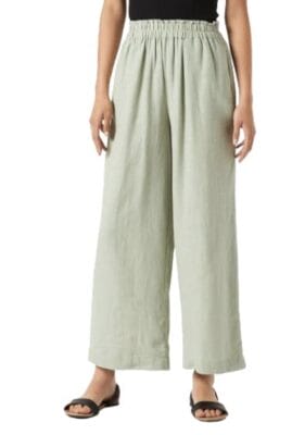 ONLY Female Hose High Waist Leinenmix