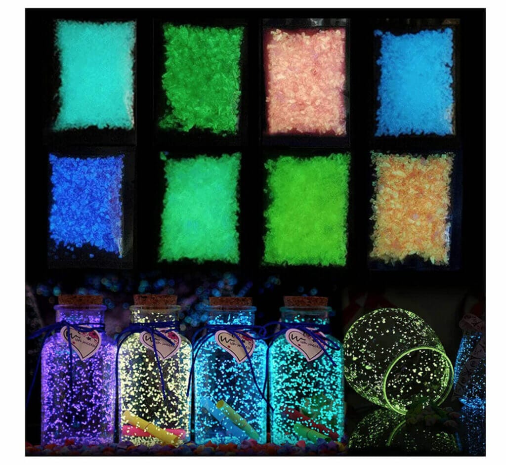 Für kreative Projekte: BETUGIFT Fluoreszierendes Pigment Puder (2er-Set) – 70% Rabatt