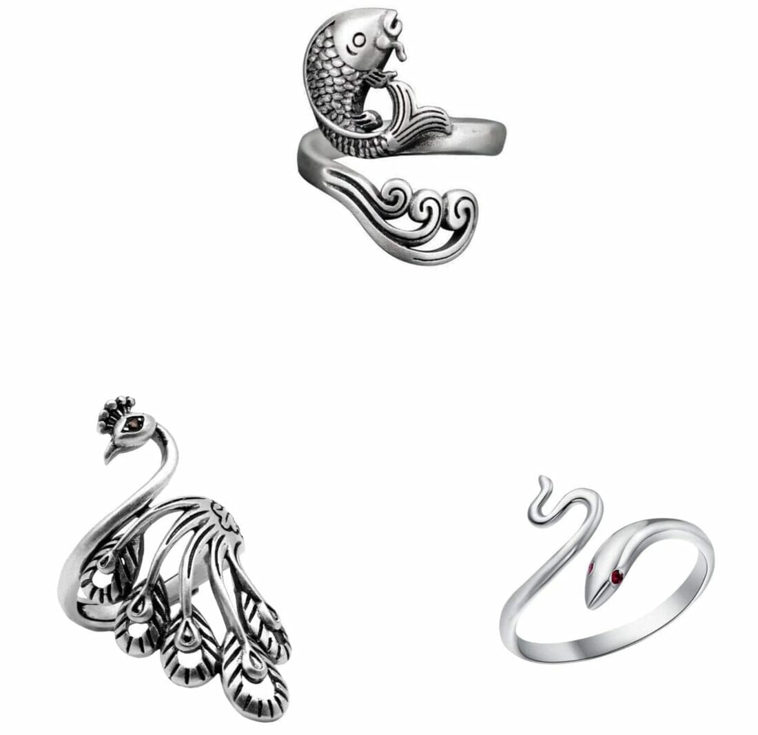 Praktisch und dekorativ: Strickringe im 3er-Pack – 60% Rabatt