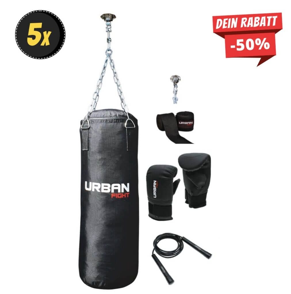 Urban Fight Boxsack Komplett-Set – 50% Rabatt
