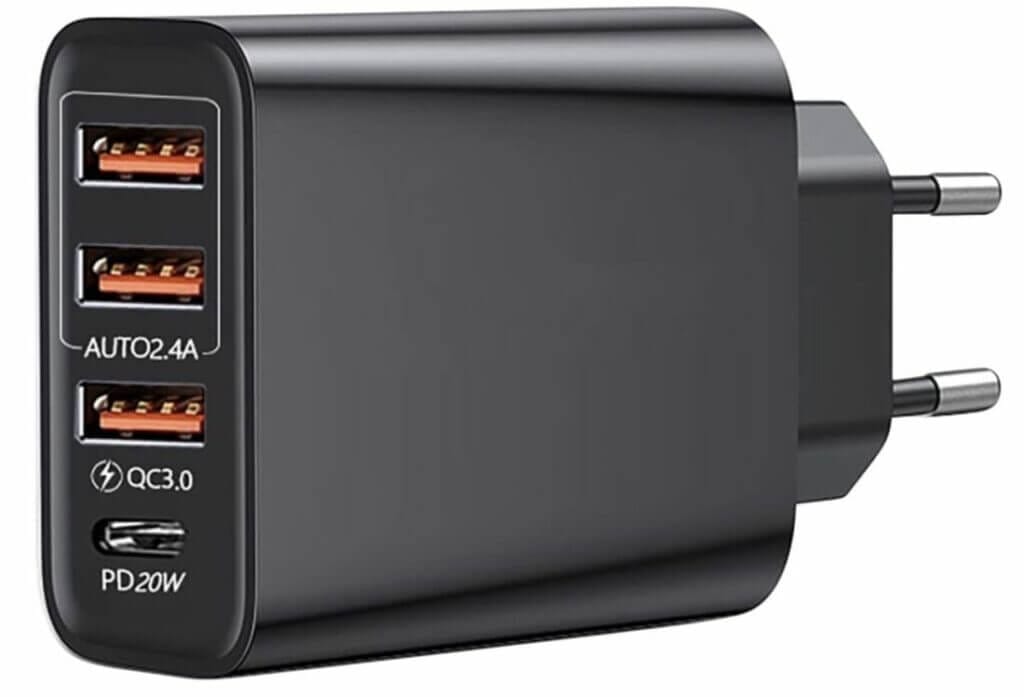 3-Port Ladeadapter USB – 60% Rabatt