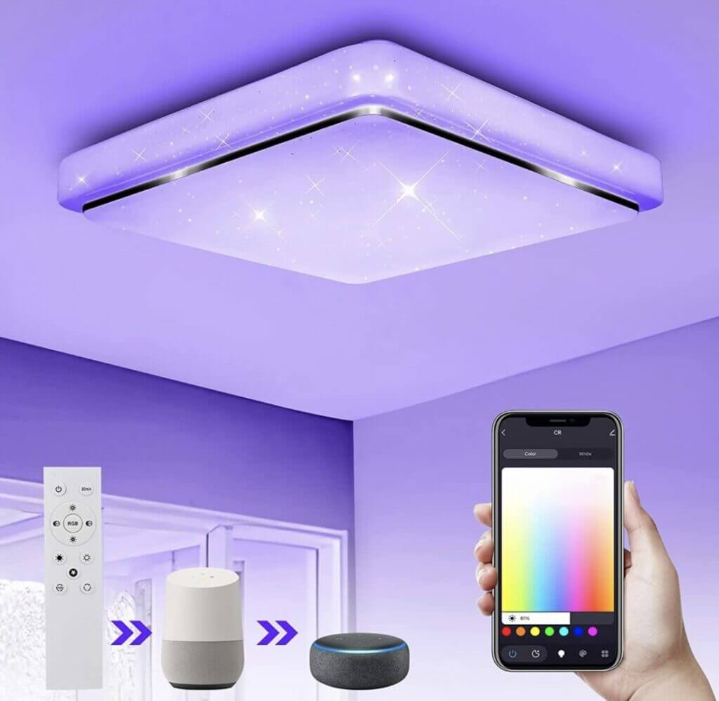 OTREN LED Deckenleuchte mit Farbwechsel – 30% Rabatt