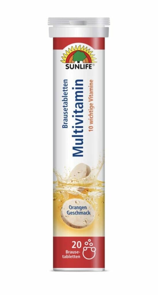 SUNLIFE Multivitamin: 10 wichtige Vitamine für den täglichen Vitamin-Bedarf – 43% Rabatt + 5% Spar-Abo