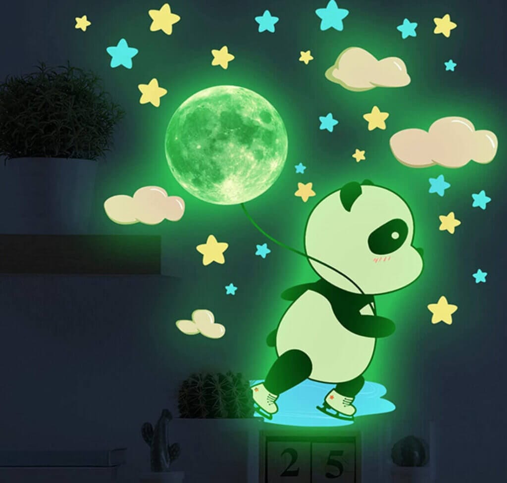 In vielen Designs: BETUGIFT  Fluoreszierender Wandaufkleber – 50% Rabatt