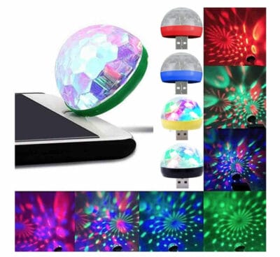 Ein cooles Gadget: USB Mini Disco Kugel - 70% Rabatt 3 party