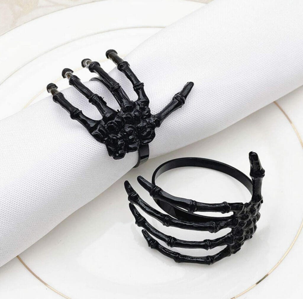 Ideal für die Halloweenparty: Halloween Serviettenring – 70% Rabatt