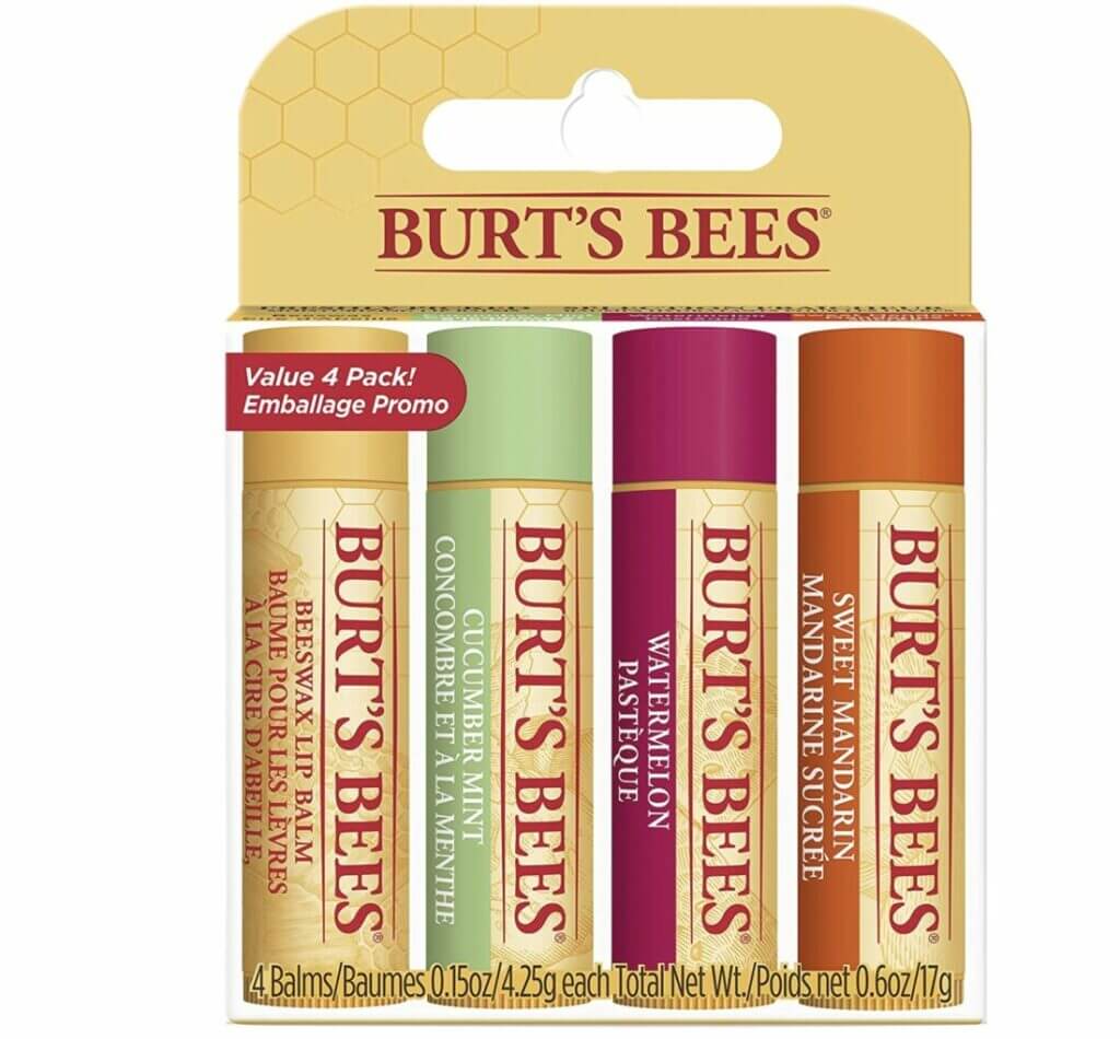 Burt’s Bees Lippenbalsam 4er-Pack – 15% Rabatt + 10% Spar-Abo