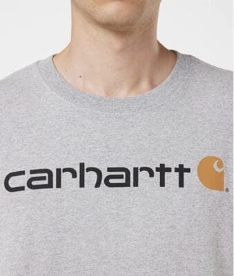 Carhartt Herren Relaxed Fit Heavyweight Short Sleeve Logo Graphic T Shirt1