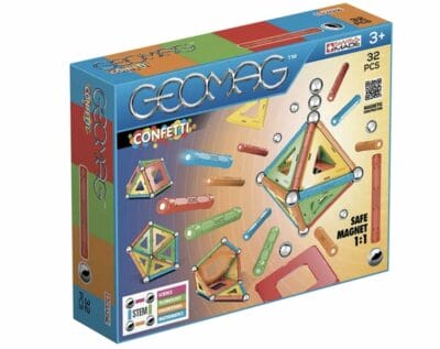 Geomag Classic Confetti 350 Magnetkonstruktionen und Lernspiele 32 teilig